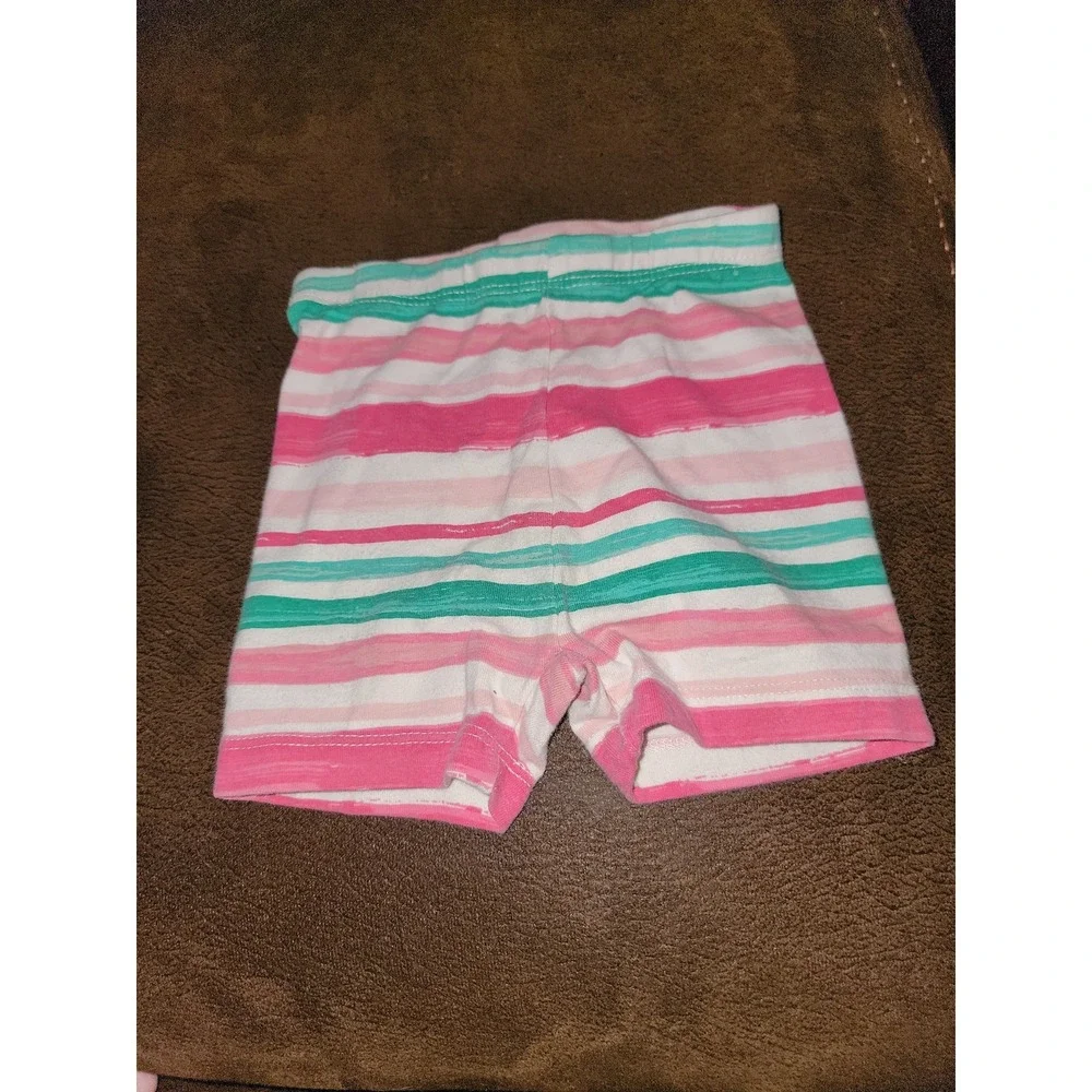 Gymboree island hopper floral top striped shorts size 12 18 months